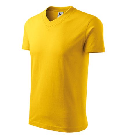Памучна тениска V деколте UNISEX